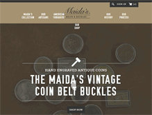 Tablet Screenshot of maidasbelts.com